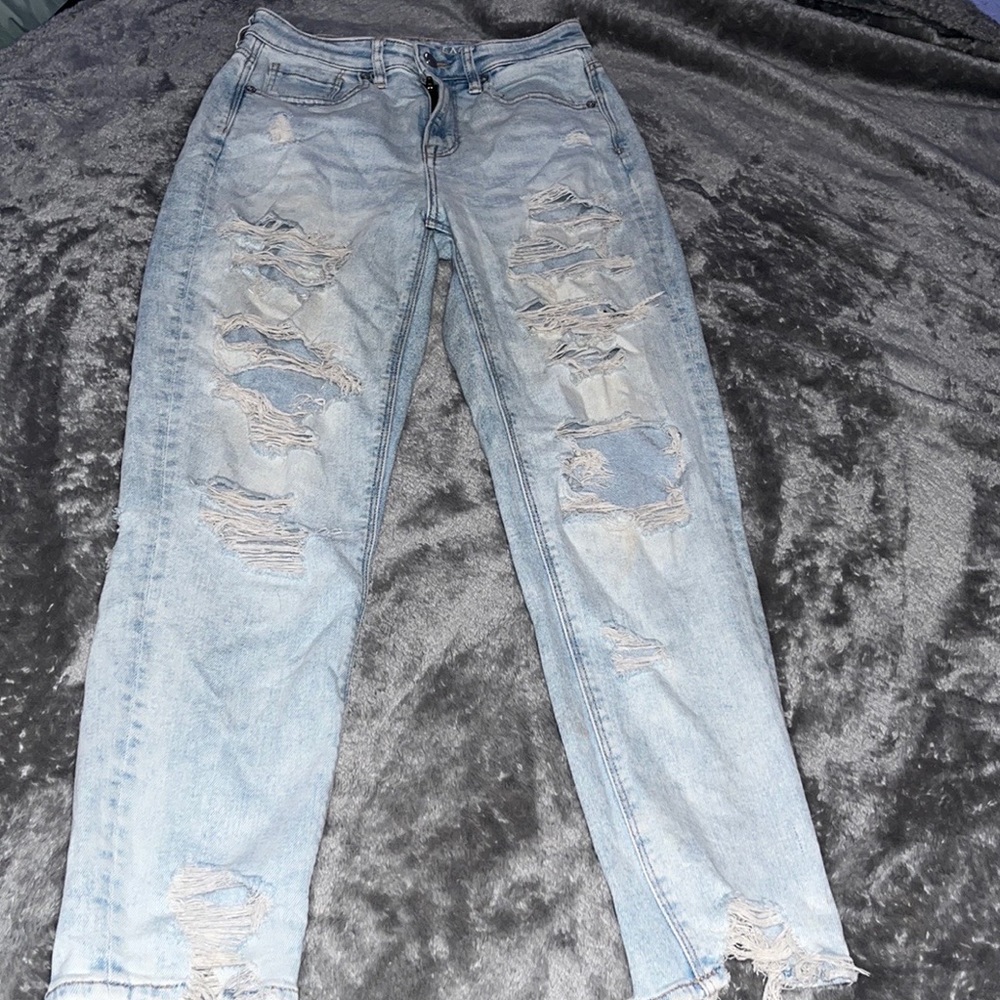 Ripped American eagle jeans